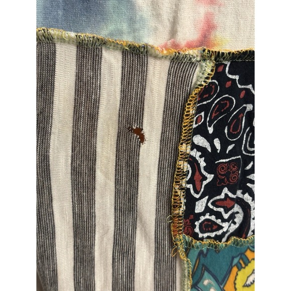 Women's Medium Hippie Festival Boho Maxi Patchwork Skirt Jersey Knit Y2K Urban - Picture 2 of 5